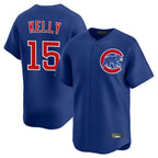 Chicago Cubs #15 Carson Kelly Player Royal Fedasgoge Limited Home Stitched Jerseys