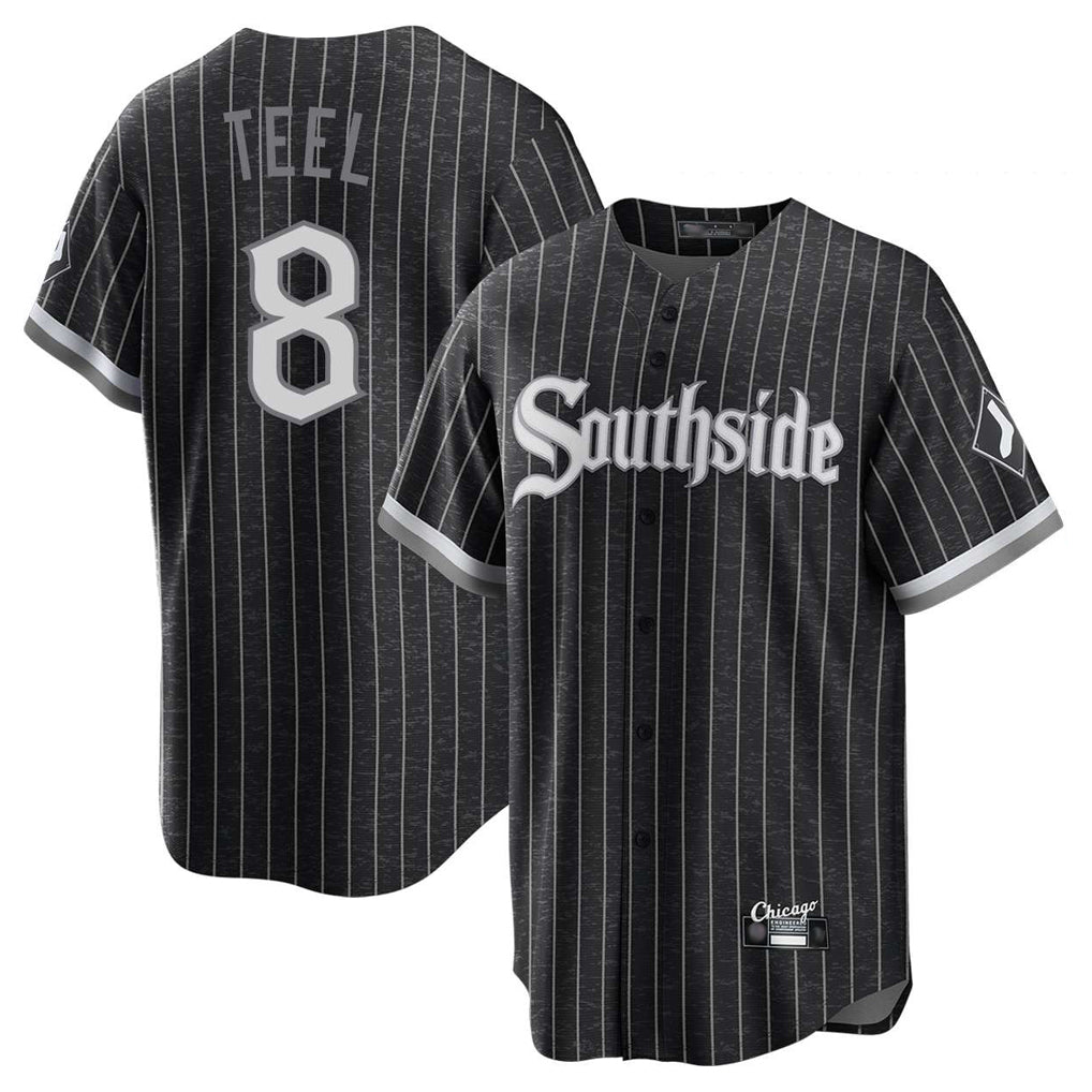Chicago White Sox #8 Kyle Teel Player Black Fedasgoge City Connect Home Game Stitched Jerseys