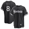 Chicago White Sox #8 Kyle Teel Player Black Fedasgoge City Connect Home Game Stitched Jerseys