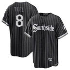 Chicago White Sox #8 Kyle Teel Player Black Fedasgoge City Connect Home Game Stitched Jerseys