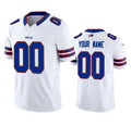 Custom B.Bills Active Player White Fedasgoge 2023 F.U.S.E. Vapor Untouchable Limited Stitched Jersey
