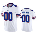 Custom B.Bills Active Player White Fedasgoge 2023 F.U.S.E. Vapor Untouchable Limited Stitched Jersey