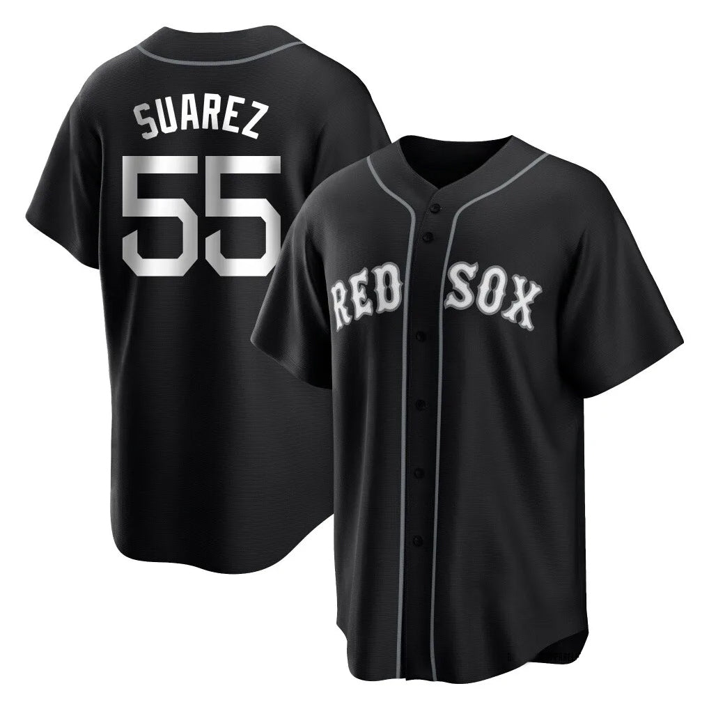 Boston Red Sox #55 Ranger Suarez Player Black Fedasgoge Home Game Stitched Jerseys