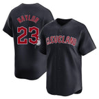 Cleveland Guardians #23 Bo Naylor Player Navy Fedasgoge Limited Home Game Stitched Jerseys