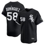 Chicago White Sox #58 Seranthony Dominguez Player Black Fedasgoge Limited Home Stitched Jerseys