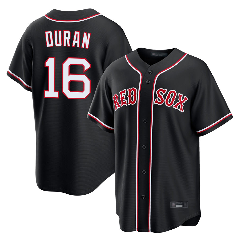 Boston Red Sox #16 Jarren Duran Player Black Fedasgoge Out Home Game Stitched Jerseys