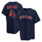 Cleveland Guardians #4 Brayan Rocchio Player Navy Fedasgoge Game Home Stitched Jerseys