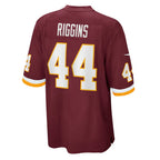 W.Football Team #44 John Riggins Burgundy Fedasgoge Retired Player Jersey