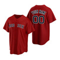 Custom Boston Red Sox Red Fedasgoge Stitched Cool Base Jersey