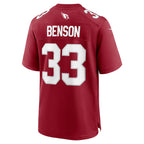 A.Cardinals #33 Trey Benson Cardinal Fedasgoge Team Game Jersey