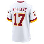 W.Commanders #17 Doug Williams White Fedasgoge Game Jersey
