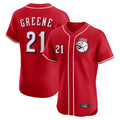 Cincinnati Reds #21 Hunter Greene Player Red Fedasgoge Limited Elite Home Game Stitched Jerseys