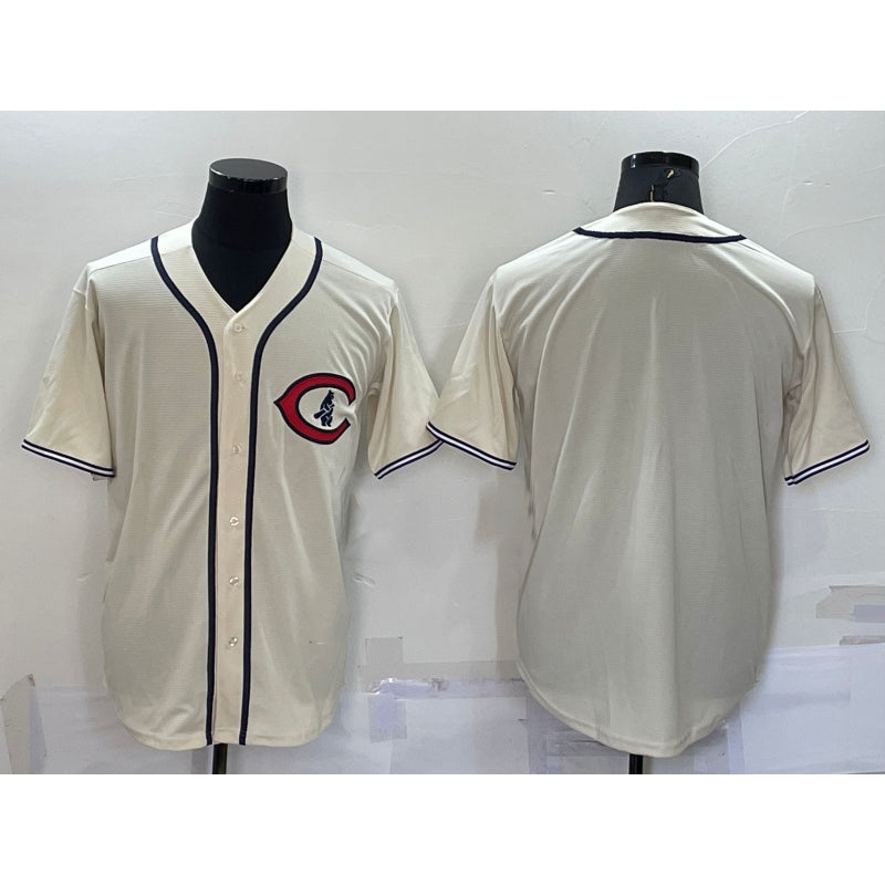 Chicago Cubs Blank Cream Fedasgoge Turn Back the Clock Stitched Cooperstown Collection Jersey