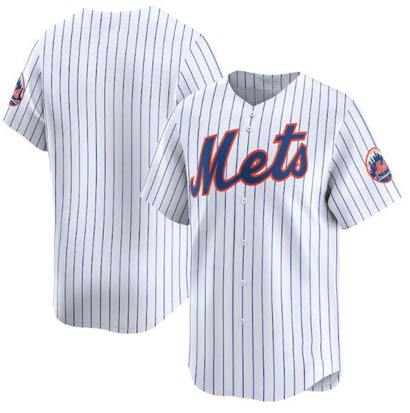 New York Mets Blank 2024 White Fedasgoge Home Limited Stitched Jersey