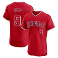 Los Angeles Angels #9 Zach Neto Player Red Fedasgoge Home Limited Elite Stitched Jerseys