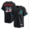 Arizona Diamondbacks #28 Nolan Arenado Player Black Fedasgoge USA 250 Fourth of July Home Game Stitched Jerseys