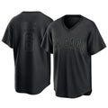 Chicago Cubs #6 Matt Shaw Player Black Fedasgoge T-shirt Home Game Stitched Jerseys