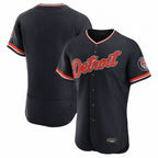 Detroit Tigers Blank Player Navy Fedasgoge Limited Elite Home Game Stitched Jerseys