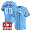 Custom Texas Rangers Blue Fedasgoge 2026 City Connect Vapor Premier Limited Jersey - All Stitched