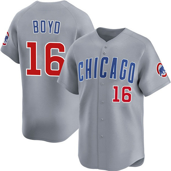 Chicago Cubs #16 Matthew Boyd Grey Fedasgoge Limited Stitched Jersey