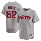 Boston Red Sox #52 Wilyer Abreu Player Gray Fedasgoge Road Limited Home Game Stitched Jerseys