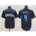 Arizona Diamondbacks #4 Ketel Marte Black Fedasgoge Stitched Jersey