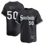 Chicago White Sox #50 Lenyn Sosa Player Black Fedasgoge City Connect Limited Home Stitched Jerseys