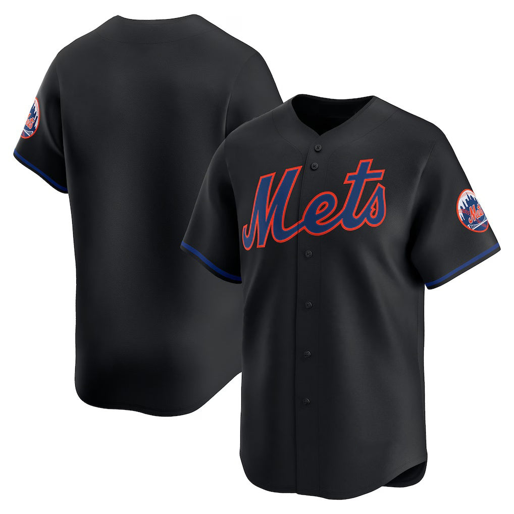 New York Mets Black Fedasgoge Alternate Limited Jersey