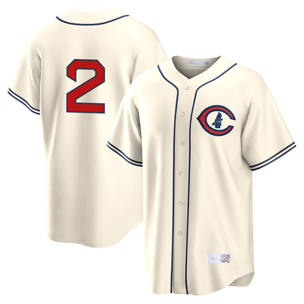 Chicago Cubs #2 Nico Hoerner Player Cream Fedasgoge Field of Dreams Home Game Stitched Jerseys