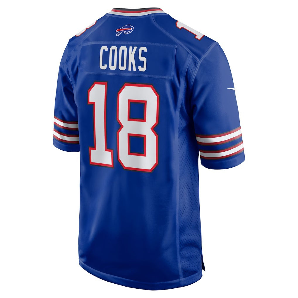 B.Bills #18 Brandin Cooks Royal Fedasgoge Team Game Jersey