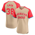 Cleveland Guardians #38 Steven Kwan Player Cream Fedasgoge American League All-Star Limited Elite Home Stitched Jerseys