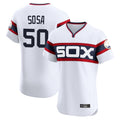 Chicago White Sox #50 Lenyn Sosa Player White Fedasgoge T-shirt Limited Elite Home Stitched Jerseys