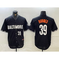 Baltimore Orioles #39 Corbin Burnes Number Black Fedasgoge 2023 City Connect Cool Base Stitched Jerseys