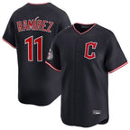 Cleveland Guardians #11 Jose Ramirez Player Navy Fedasgoge Limited Home Stitched Jerseys