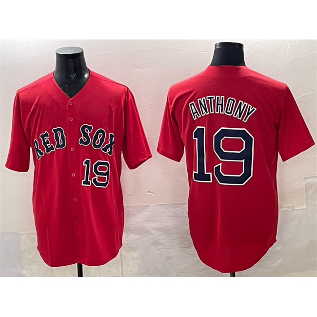 Boston Red Sox #19 Roman Anthony Red Fedasgoge Cool Base Stitched Jersey