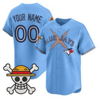 Custom Toronto Blue Jays x One Piece Blue Fedasgoge Vapor Premier Limited Jersey - Stitched