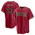 Arizona Diamondbacks #23 Zac Gallen Player Red Fedasgoge Home Game Stitched Jerseys