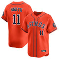 Houston Astros #11 Cam Smith Player Orange Fedasgoge Home Limited Stitched Jerseys