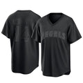 Los Angeles Angels #14 Logan O'Hoppe Player Black Fedasgoge Pitch Fashion T-shirt Stitched Jerseys
