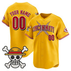 Custom Cincinnati Reds x One Piece Gold Fedasgoge Vapor Premier Limited Jersey - Stitched