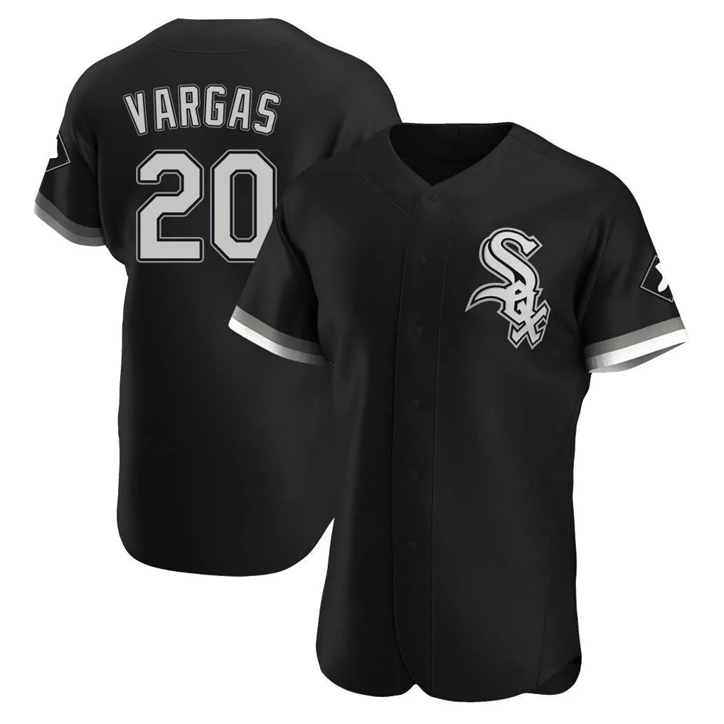Chicago White Sox #20 Miguel Vargas Player Black Fedasgoge Limited Elite Home Stitched Jerseys