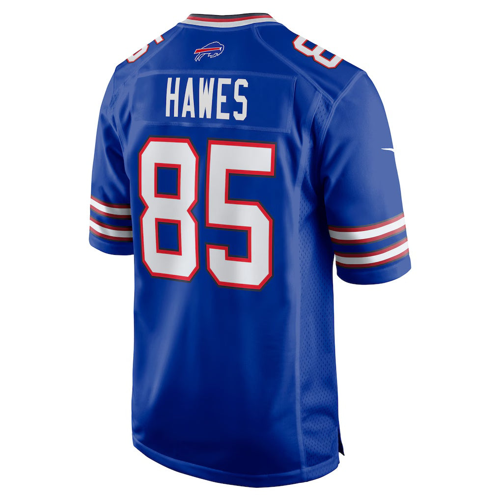 B.Bills #85 Jackson Hawes Royal Fedasgoge Team Game Jersey
