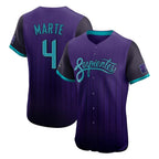Arizona Diamondbacks #4 Ketel Marte Player Purple Fedasgoge City Connect Limited Elite Home Game Stitched Jerseys