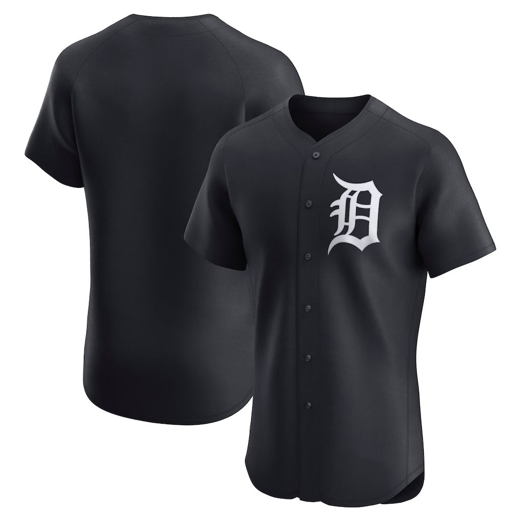 Detroit Tigers Navy Fedasgoge Alternate 2 Elite Jersey