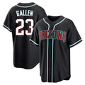 Arizona Diamondbacks #23 Zac Gallen Player Black Fedasgoge Home Game Stitched Jerseys