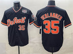 Detroit Tigers #35 Justin Verlander Navy Fedasgoge 2026 Alternate USA 250' Patch Vapor Premier Limited Stitched Jersey