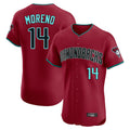 Arizona Diamondbacks #14 Gabriel Moreno Player Red Fedasgoge Limited Elite Home Game Stitched Jerseys