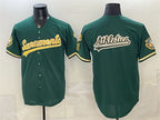 Oakland Athletics Team Big Logo 2026 Green Fedasgoge Alternate Sacramento Celebrating 125 Years Vapor Limited Stitched Jerseys 2