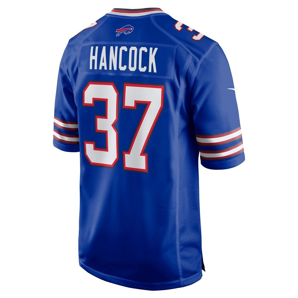B.Bills #37 Jordan Hancock Royal Fedasgoge Team Game Jersey