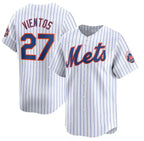 New York Mets #27 Mark Vientos White Fedasgoge 2024 Home Limited Stitched Jersey